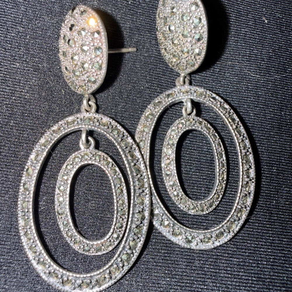 Elegant Silver Dangle Earrings
